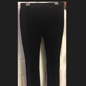 Black corduroy pants