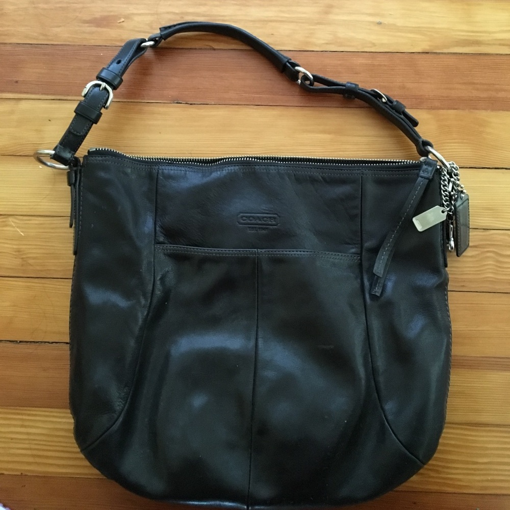 Coach Black Hobo bag!