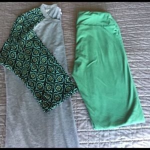 Lularoe Randy and Matching Leggings