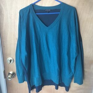 Eileen Fisher dual colored sweater