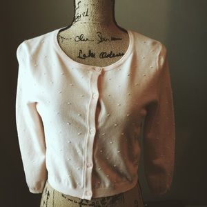 Adorable pink cardigan