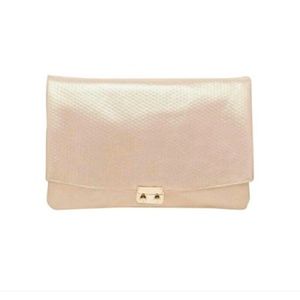 ASOS Blush Metallic Clutch
