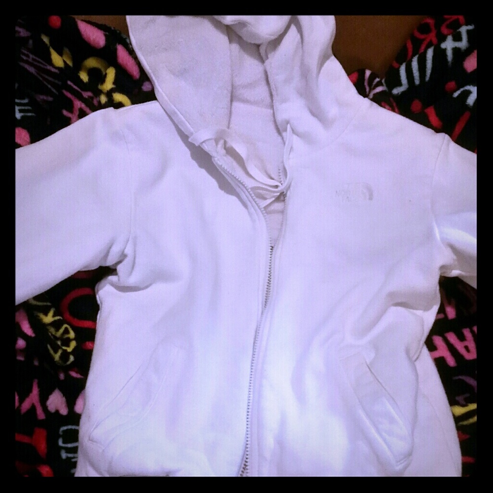 North face reverseable one side feels like zip up