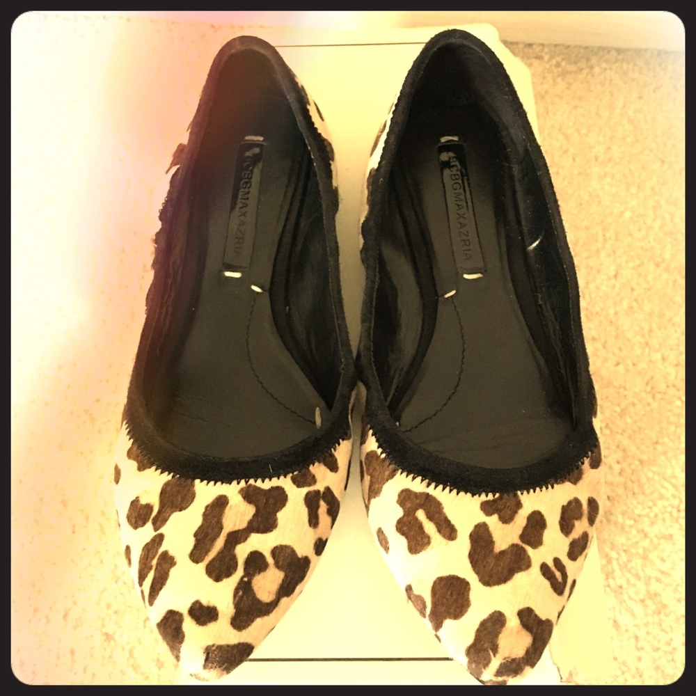 BCBG Thayer Flats in Animal Print