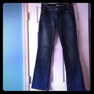 Nwt Slim boot cut jeans with wisker wash
