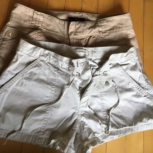 2 pair Express shorts