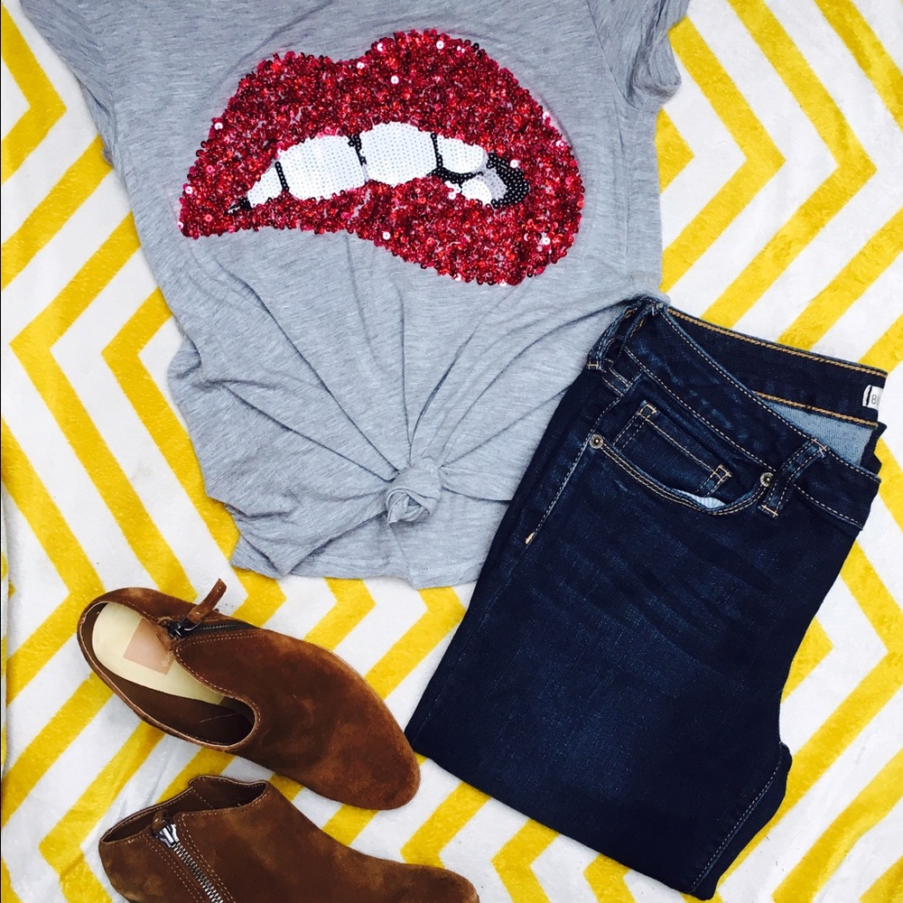 Bullhead Dark Wash Baby Flare Jeans