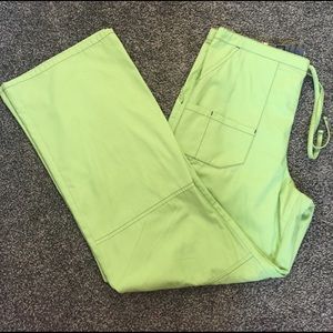 Green scrub pants