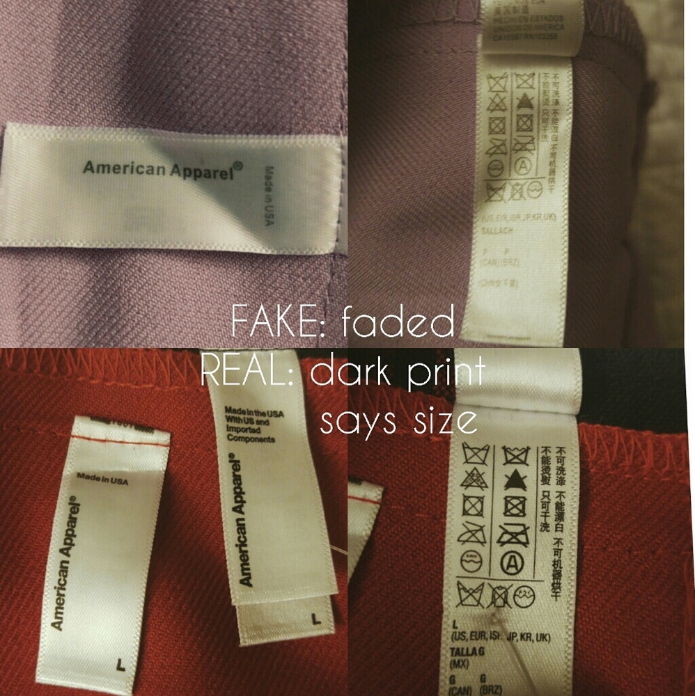 REAL vs. FAKE || American Apparel Tennis Skirt - Picture 7 of 9