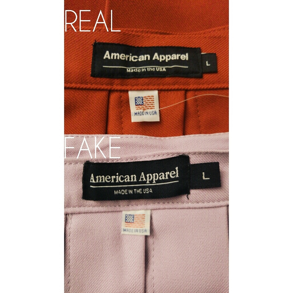 REAL vs. FAKE || American Apparel Tennis Skirt - Picture 2 of 9