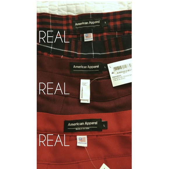 REAL vs. FAKE || American Apparel Tennis Skirt - Picture 5 of 9