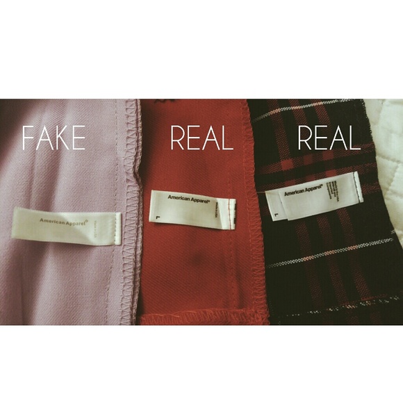 REAL vs. FAKE || American Apparel Tennis Skirt - Picture 6 of 9