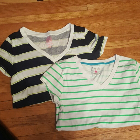 Striped V-neck Bundle - Picture 1 of 3