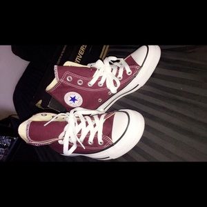 Maroon Converse