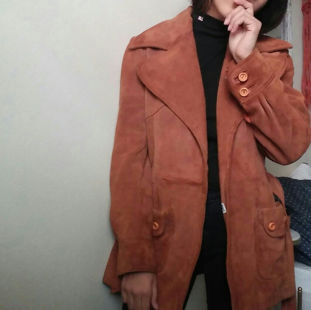 Vintage Rusty Suede Jacket
