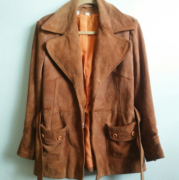 Vintage Rusty Suede Jacket - Picture 2 of 6