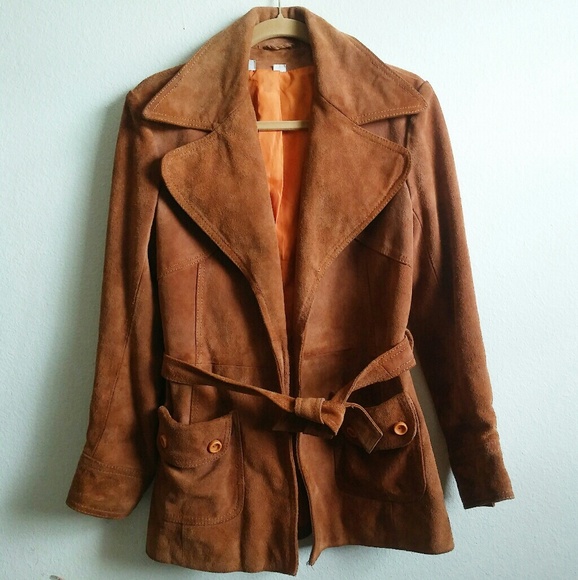 Vintage Rusty Suede Jacket - Picture 3 of 6