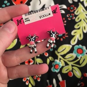 Adorable Cow Earrings