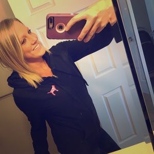Large Black Victoria's Secret Hoodie