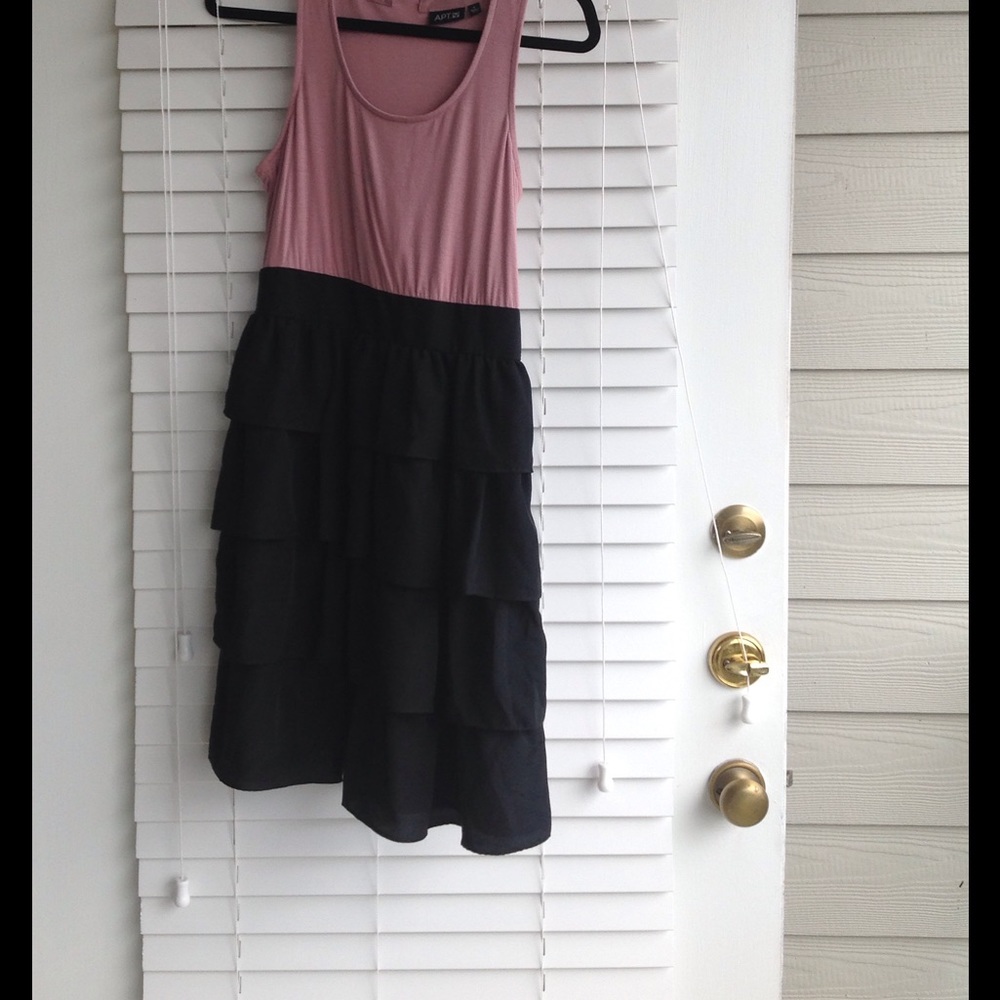 Apt 9 Rose & Black Dress Size Small