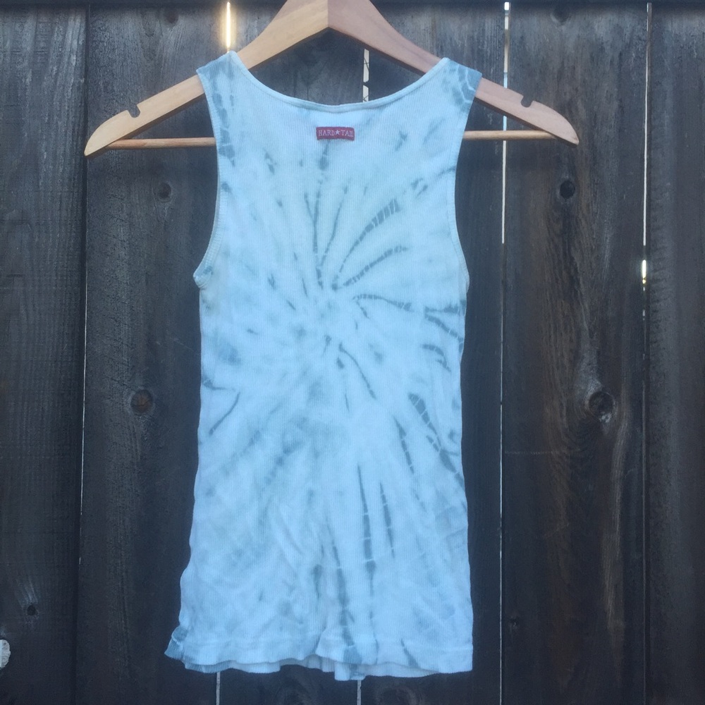HARD TAIL BLUE AND WHITE TANK TOP - Picture 2 of 3