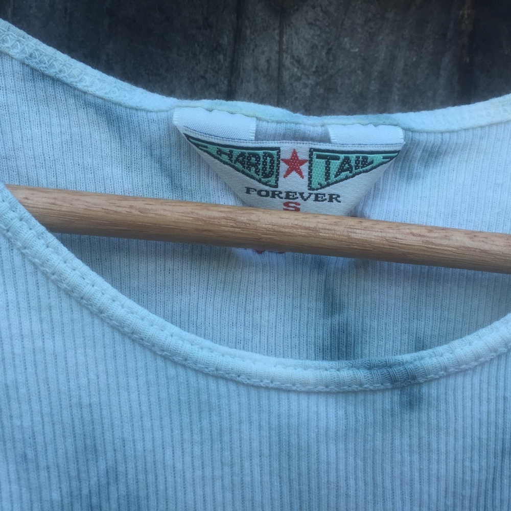 HARD TAIL BLUE AND WHITE TANK TOP - Picture 3 of 3