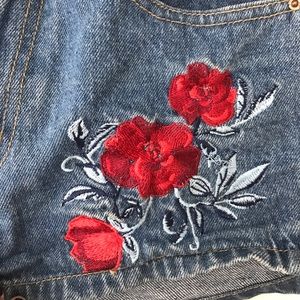 H&M Shorts - Coachella rose embroidered shorts from H&M H&M Shorts - Coachella rose embroidered shorts from H&M