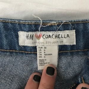 H&M Shorts - Coachella rose embroidered shorts from H&M H&M Shorts - Coachella rose embroidered shorts from H&M