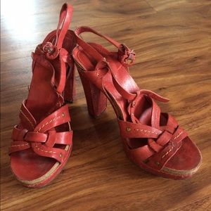Frye heeled sandals