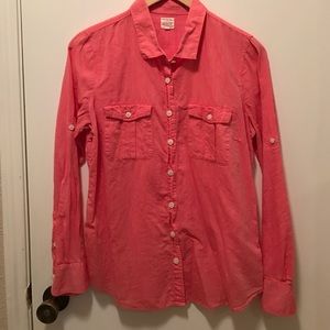 Adorable J. Crew camp shirt, size M