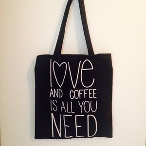 Love & Coffee Is All You Need Tote