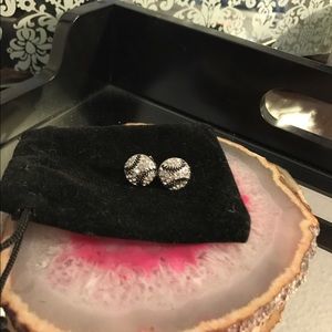 Softball earrings