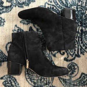 Black Suede Sam Edelman Booties