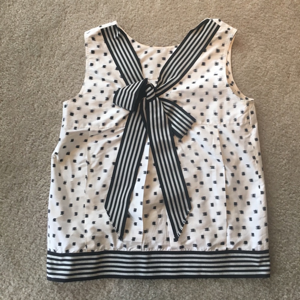 Tocca sleeveless top with low back detail