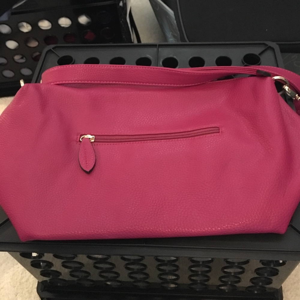 Imoshion pink/fuschia faux leather purse