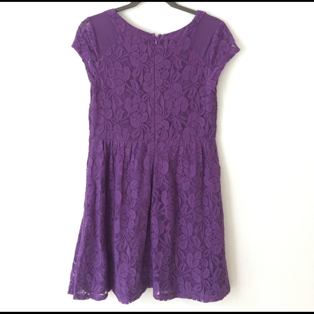 Purple Baby Doll Dress