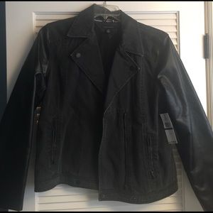 ON HOLD*** Tommy Hilfiger Leather/ Denim Jacket