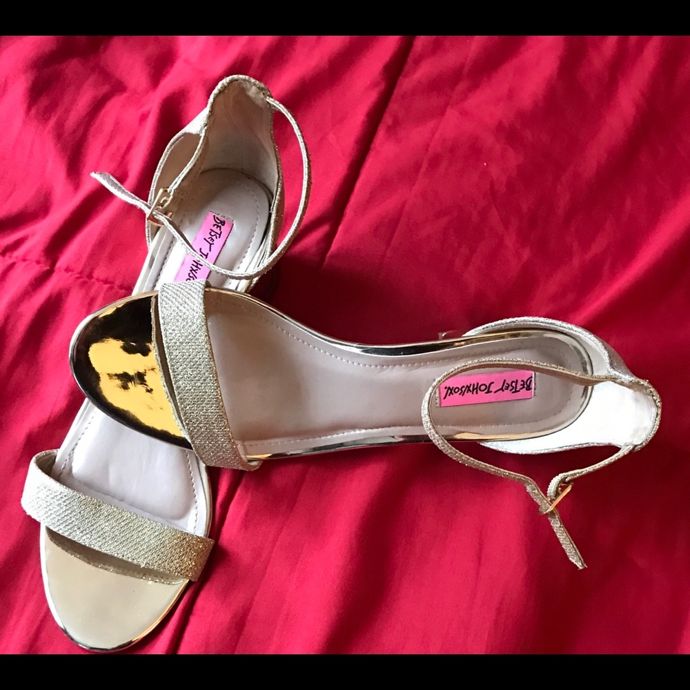 Gold heels