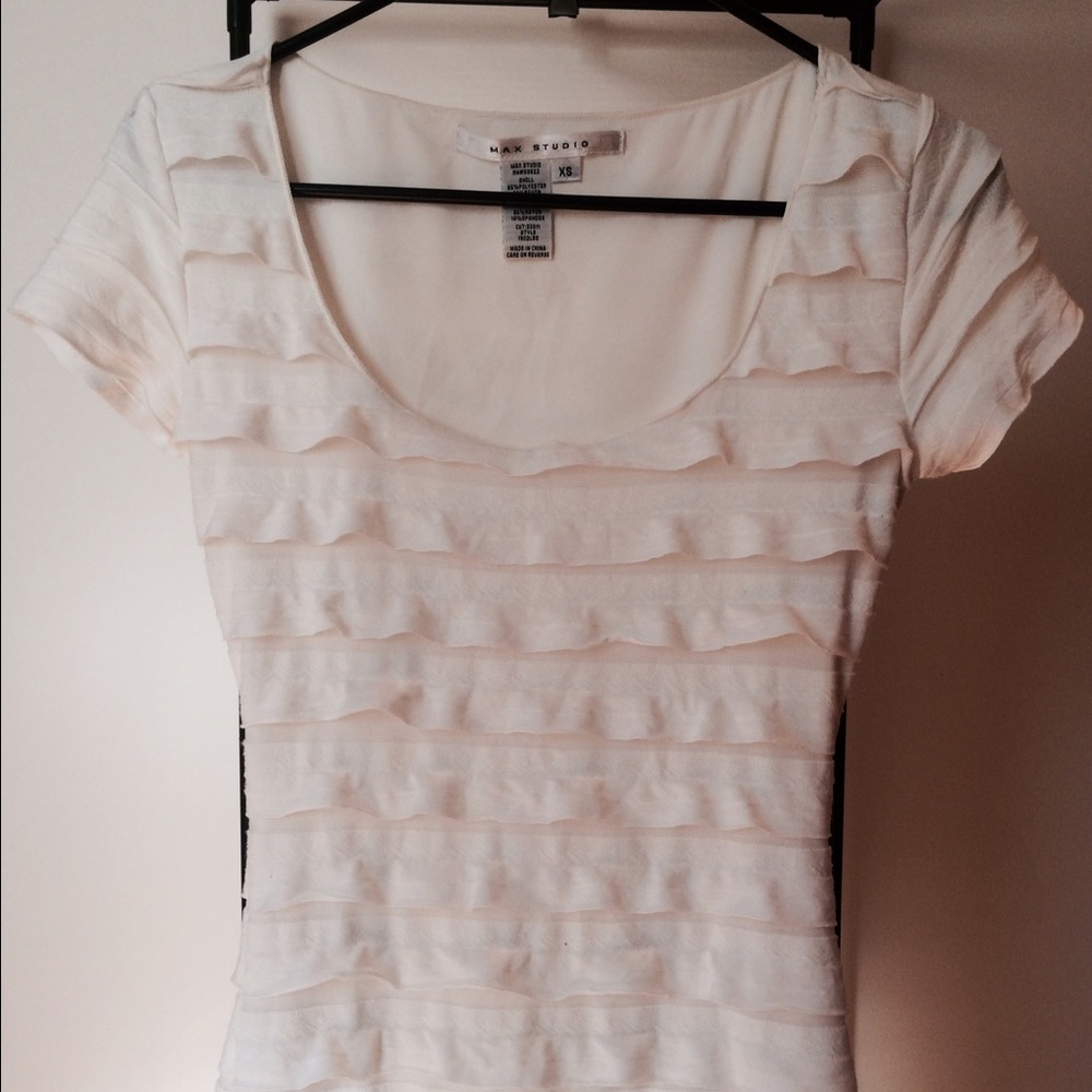 White Cascade Dress