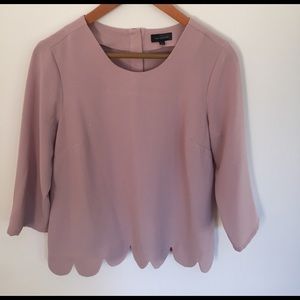 The Limited Scallop Top
