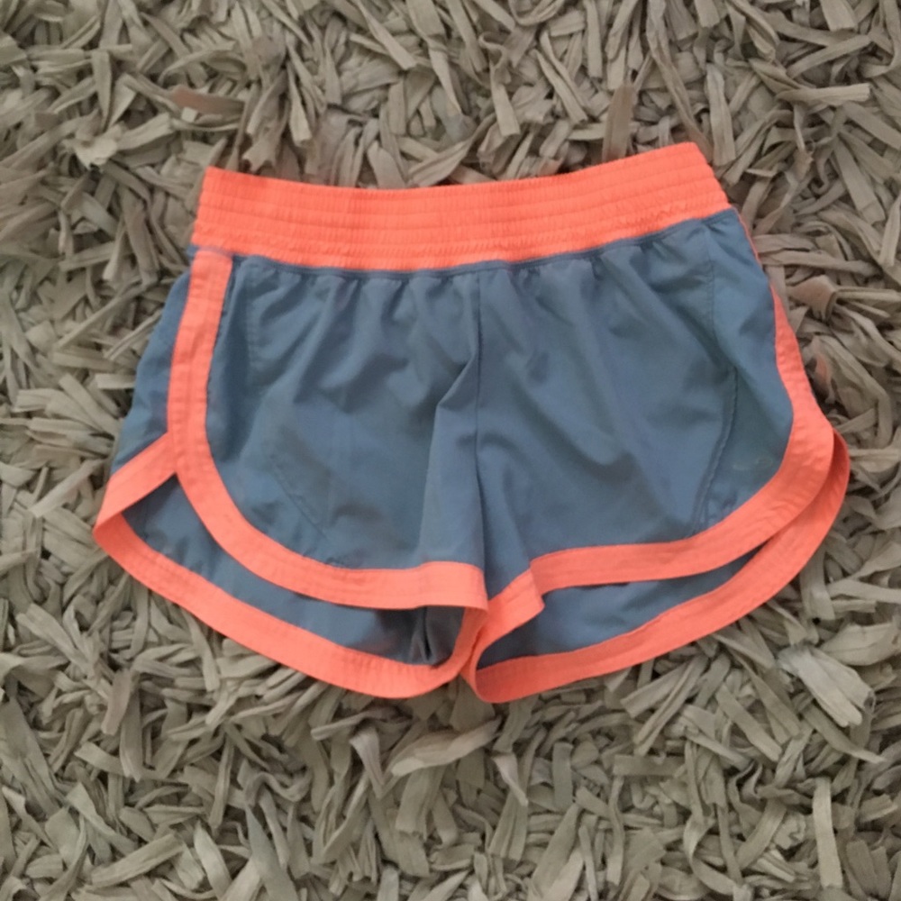 Coral & Gray Workout Shorts
