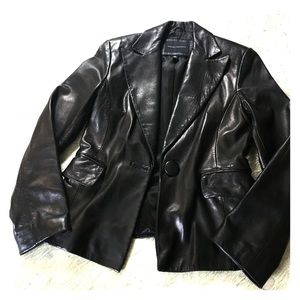Butter Soft Banana Republic Leather Blazer