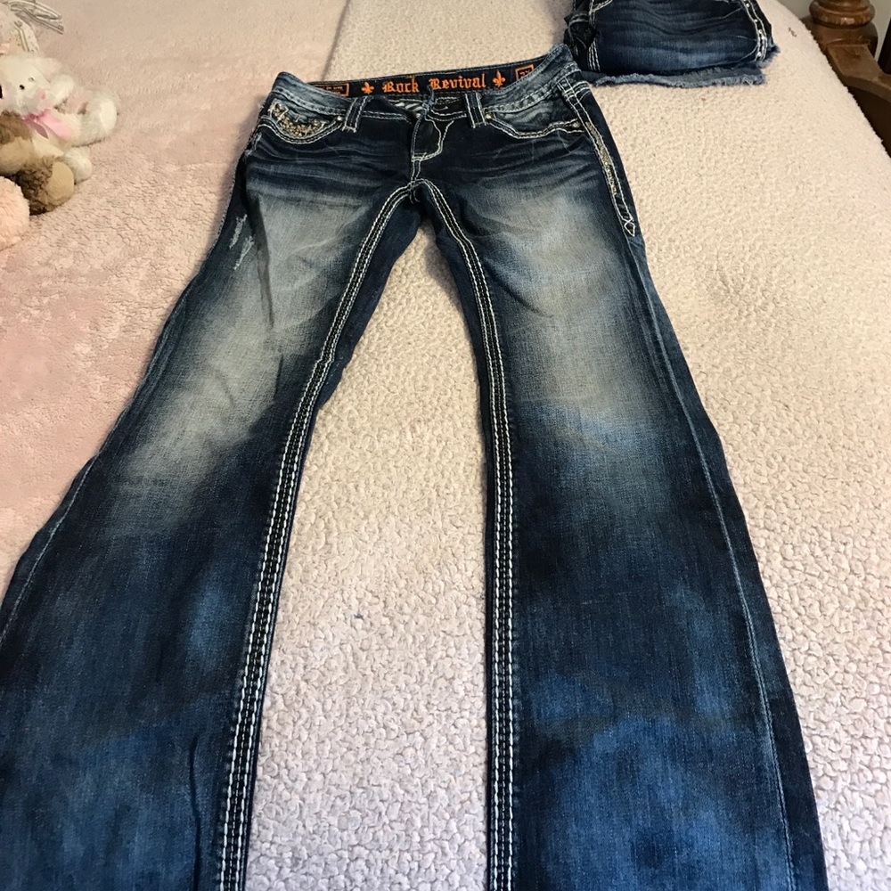 Rock Revival Betty boot cut jeans, gently used