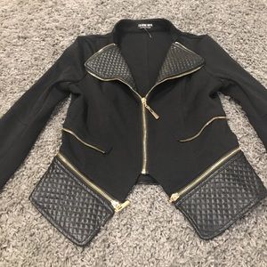 Slim fit black jacket