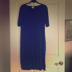 Lularoe Julia XL blue dress