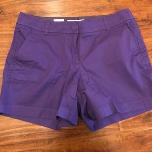 Adorable J.Crew purple shorts