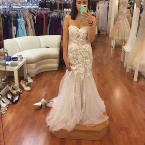 Sequins blush prom dress!! ITS NOT A JOVANI