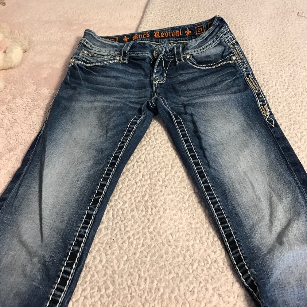 Rock Revival cuffed jeans