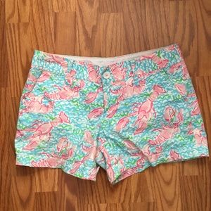 Lilly Pulitzer Lobstah Roll Shorts