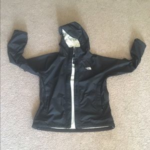 Black North Face Rain Jacket